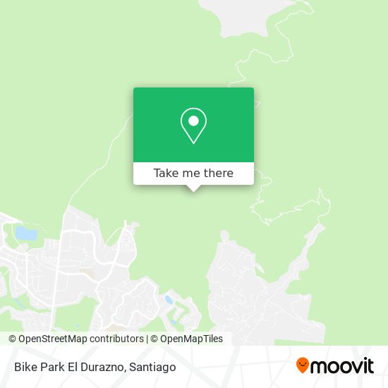 Bike Park El Durazno map