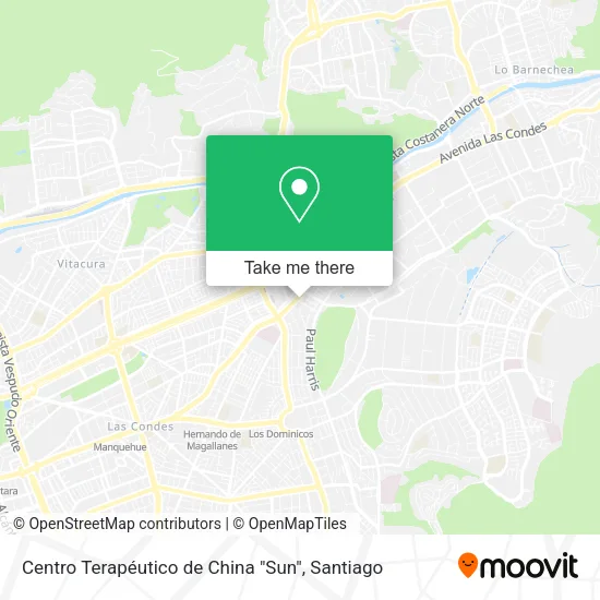 Centro Terapéutico de China "Sun" map