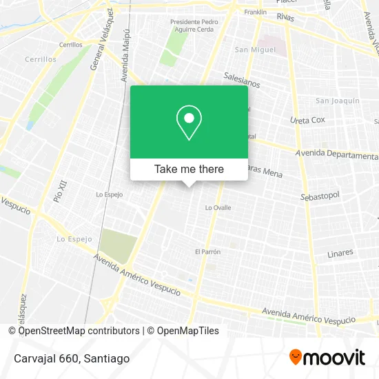 Carvajal 660 map
