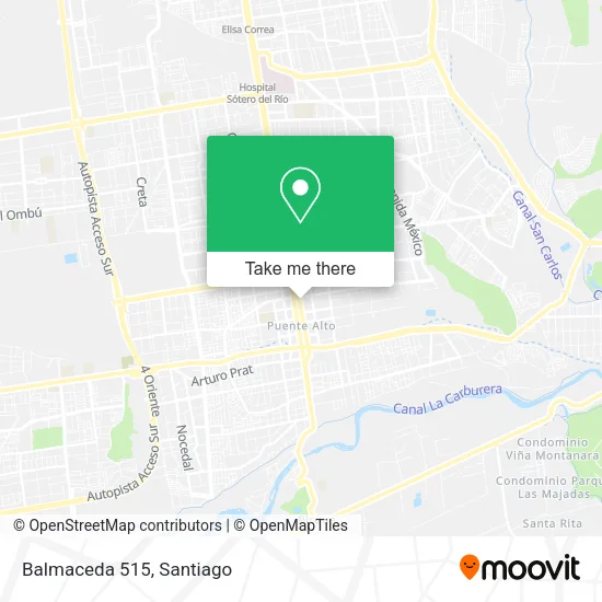 Balmaceda 515 map