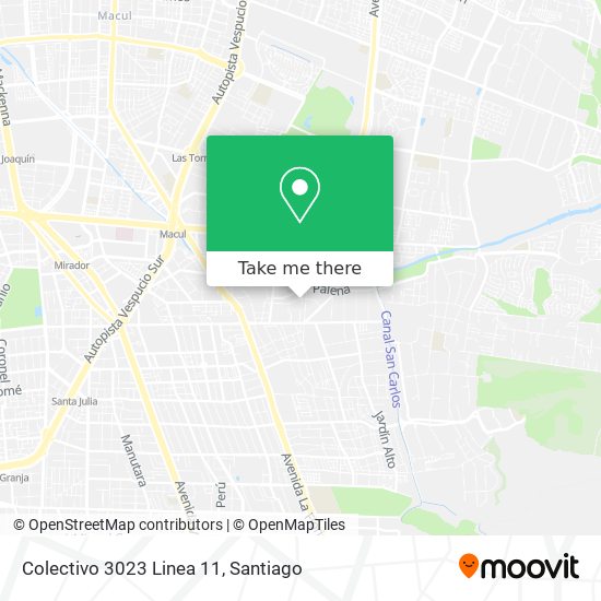 Colectivo 3023 Linea 11 map
