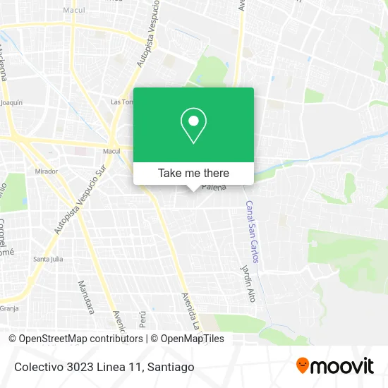 Colectivo 3023 Linea 11 map