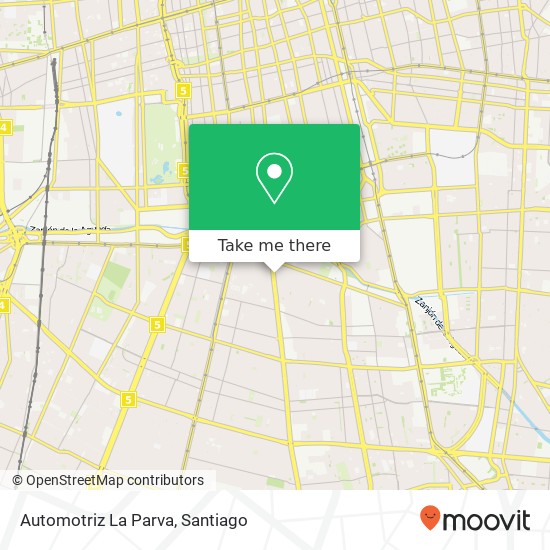 Automotriz La Parva map