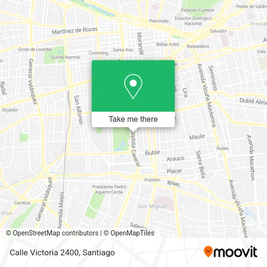 Calle Victoria 2400 map