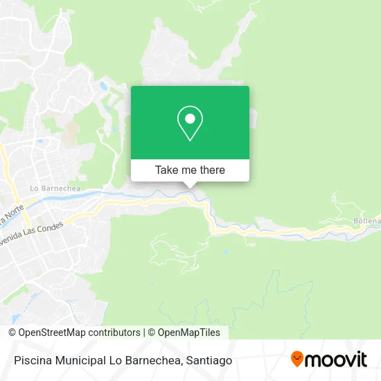 Piscina Municipal Lo Barnechea map