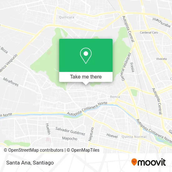 Santa Ana map
