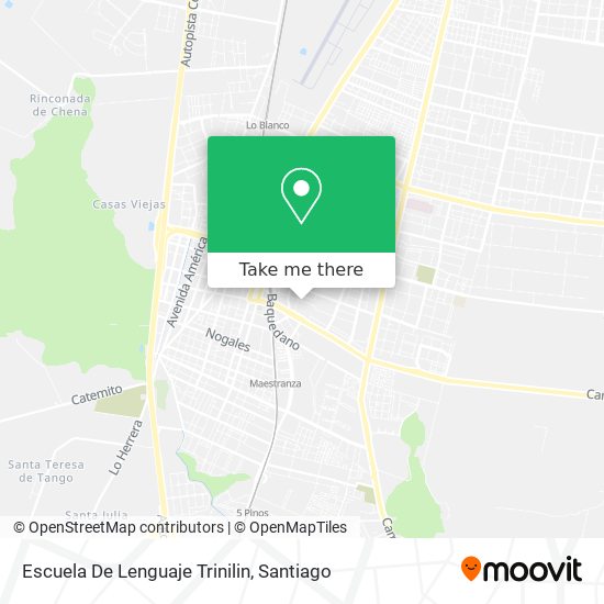 Escuela De Lenguaje Trinilin map