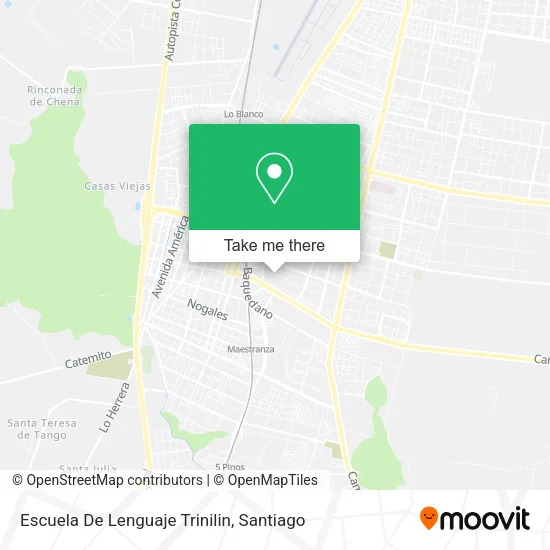 Escuela De Lenguaje Trinilin map