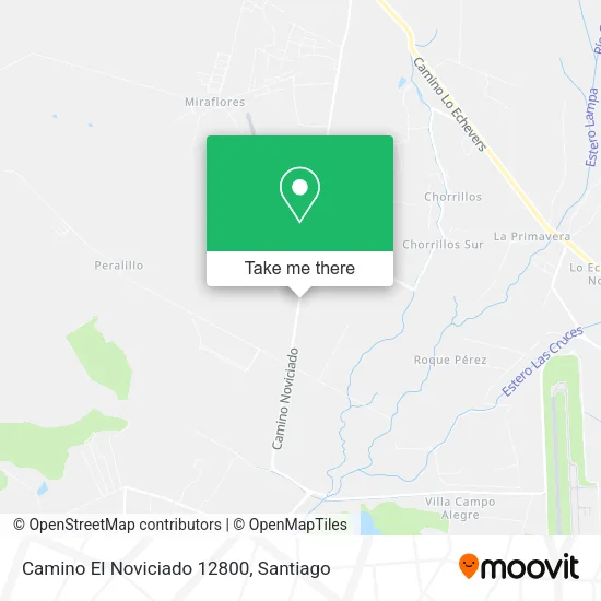 Camino El Noviciado 12800 map