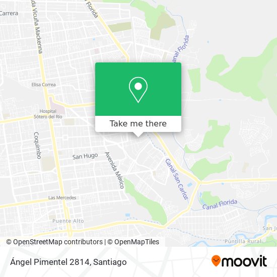 Ángel Pimentel 2814 map