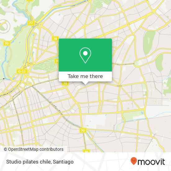 Studio pilates chile map