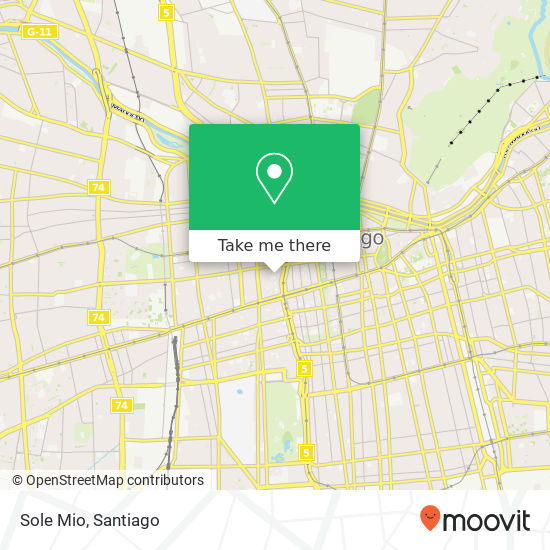 Sole Mio map