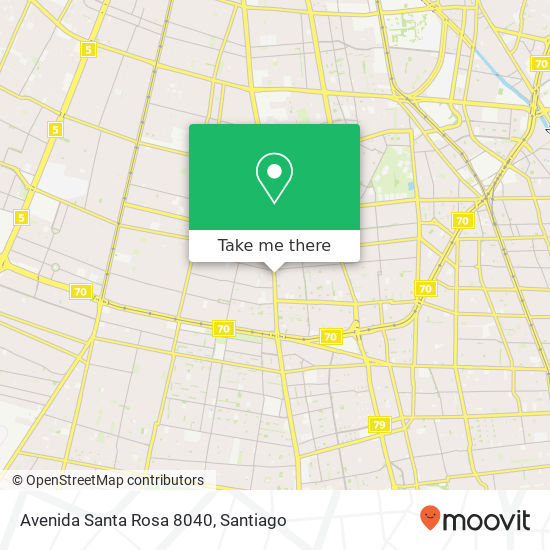 Avenida Santa Rosa 8040 map