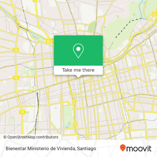 Bienestar Ministerio de Vivienda map