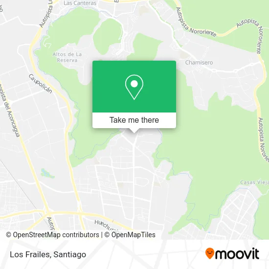 Los Frailes map