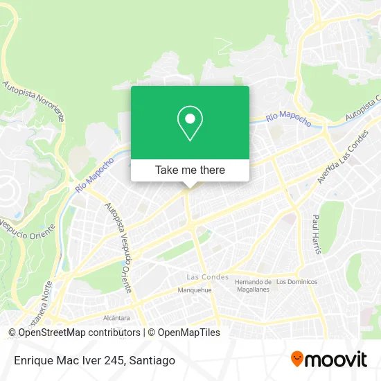 Enrique Mac Iver 245 map