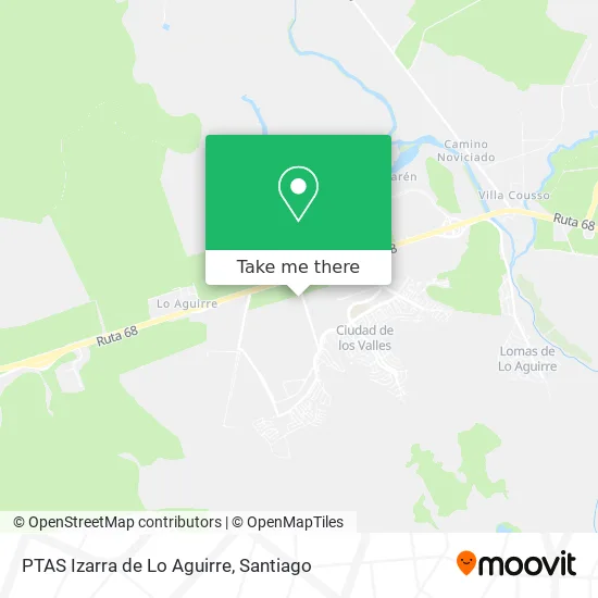 PTAS Izarra de Lo Aguirre map