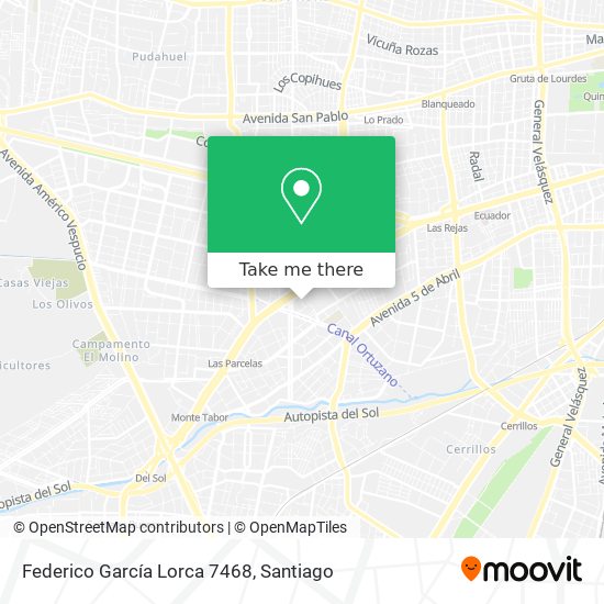 Federico García Lorca 7468 map