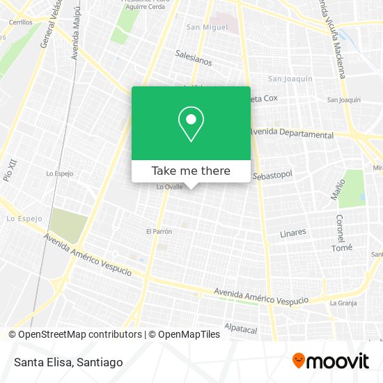 Santa Elisa map