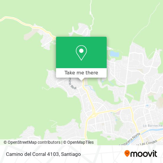 Camino del Corral 4103 map