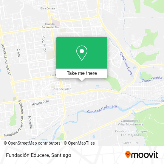 Fundación Educere map