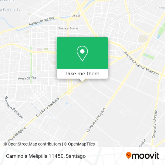 Camino a Melipilla 11450 map