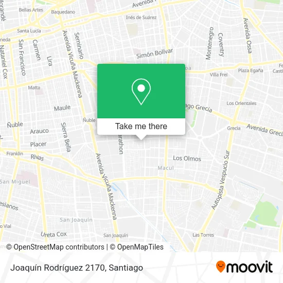 Joaquín Rodríguez 2170 map