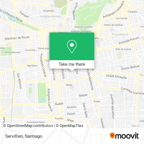 Servifren map