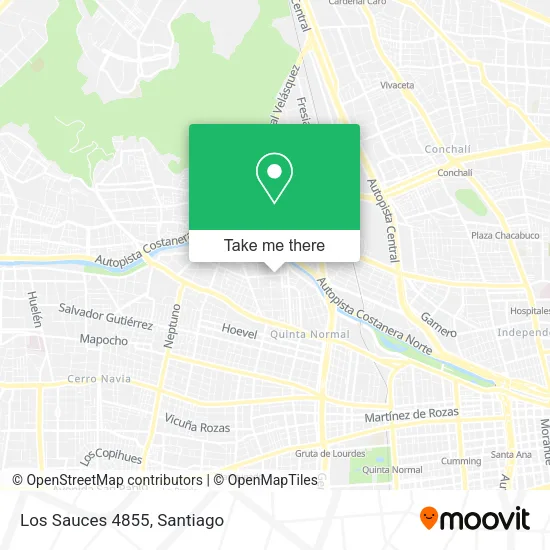 Los Sauces 4855 map