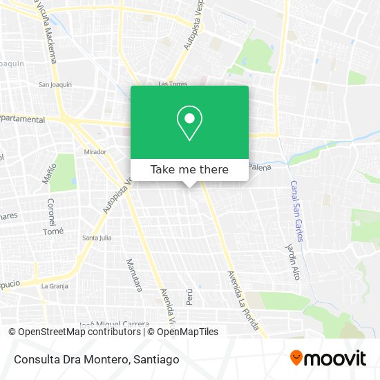 Consulta Dra Montero map