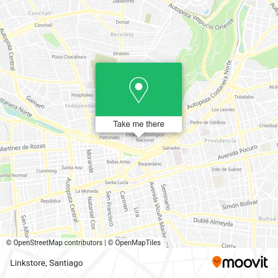 Linkstore map