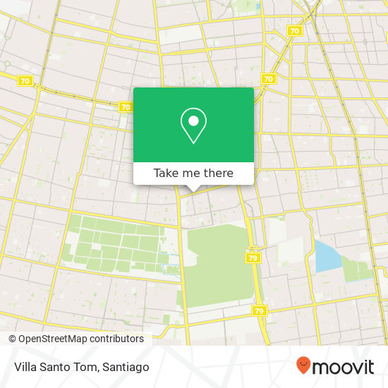 Mapa de Villa Santo Tom