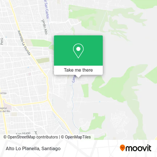 Alto Lo Planella map