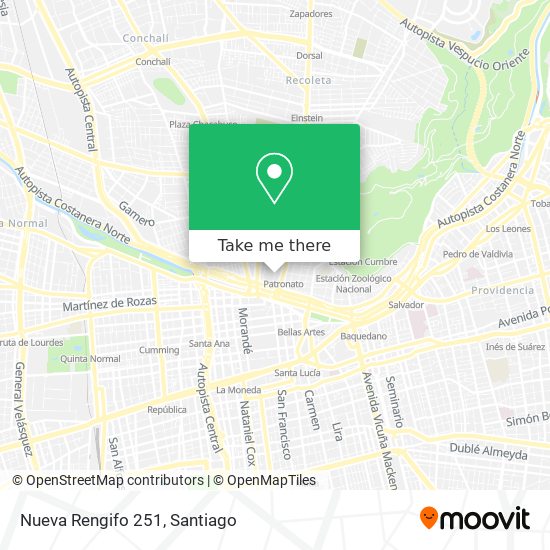Nueva Rengifo 251 map