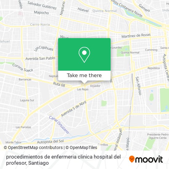 procedimientos de enfermeria clinica hospital del profesor map