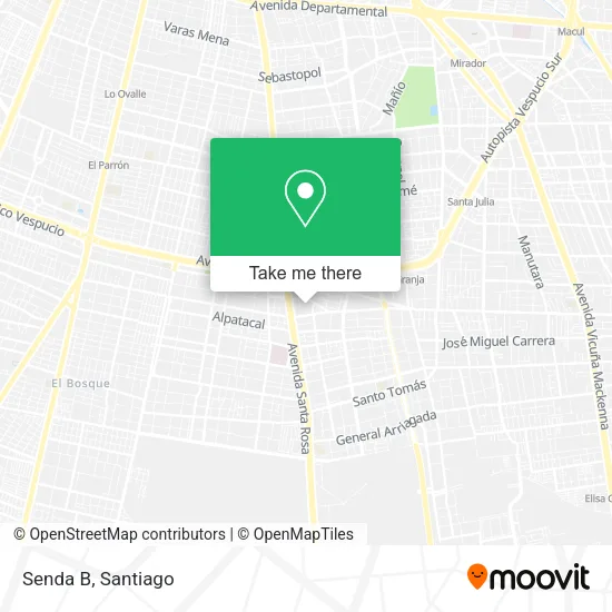 Senda B map