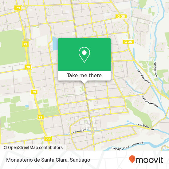Monasterio de Santa Clara map