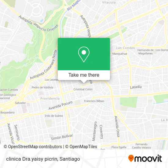 clinica Dra.yaisy picrin map