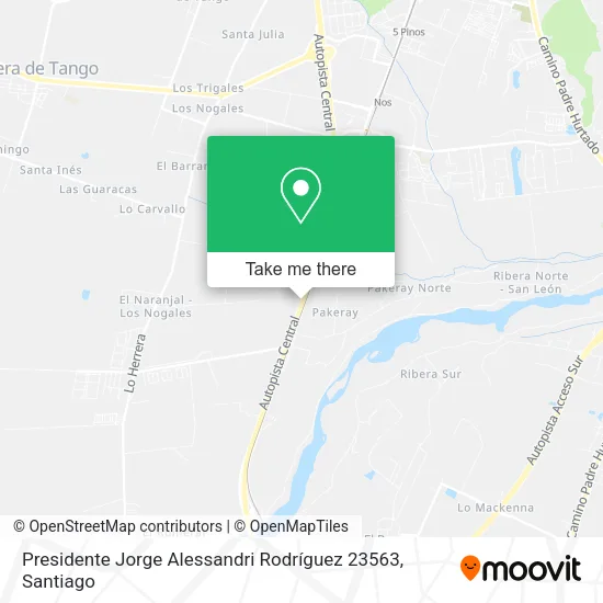 Presidente Jorge Alessandri Rodríguez 23563 map