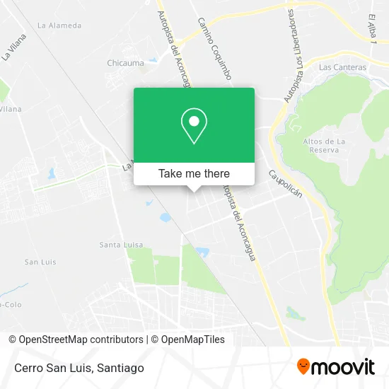 Cerro San Luis map