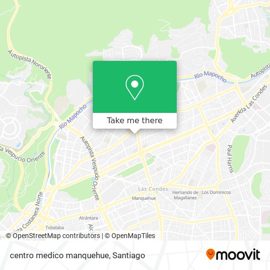 centro medico manquehue map
