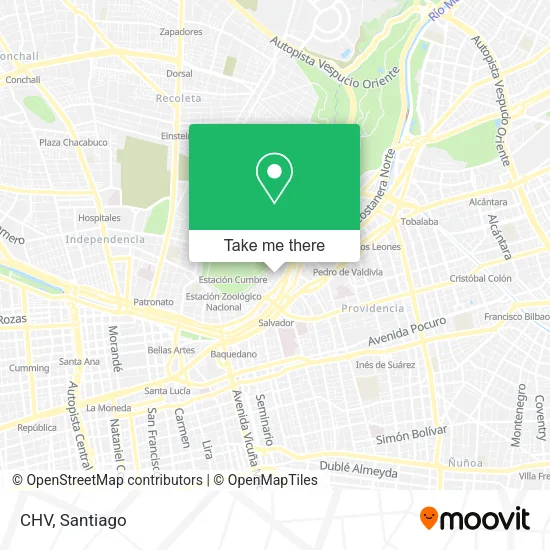 Mapa de CHV