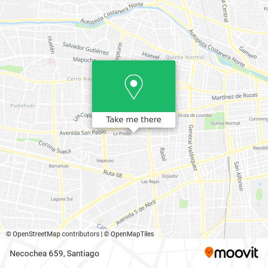 Necochea 659 map