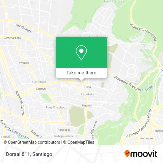 Dorsal 811 map