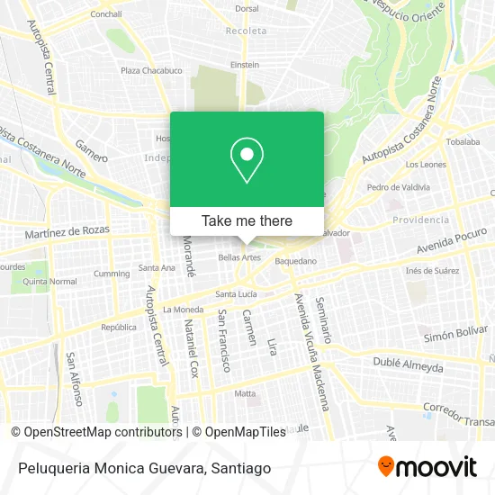 Peluqueria Monica Guevara map