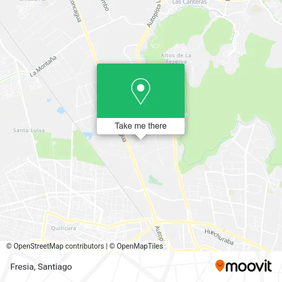 Mapa de Fresia
