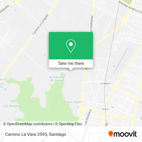 Camino La Vara 3595 map