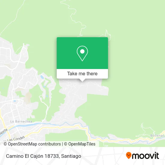 Mapa de Camino El Cajón 18733