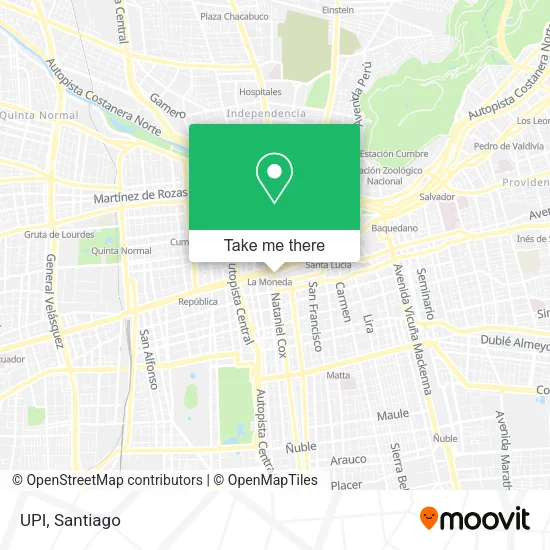 UPI map