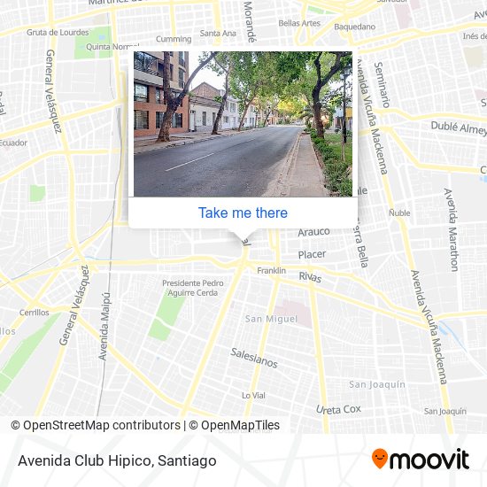 Mapa de Avenida Club Hipico